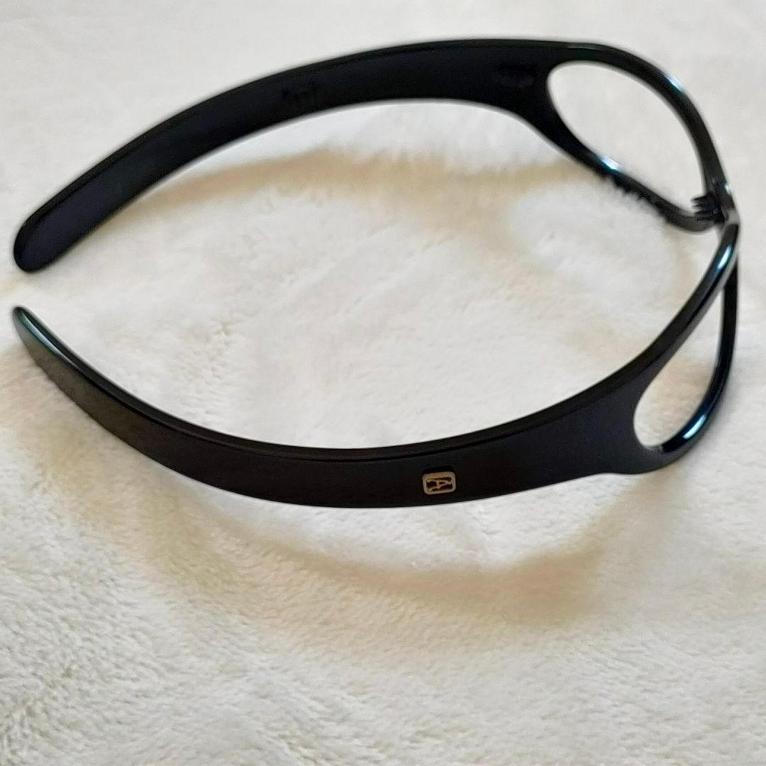 アレクサンドルドゥパリ カチューシャ ブラック メガネモチーフ キープバンド付き