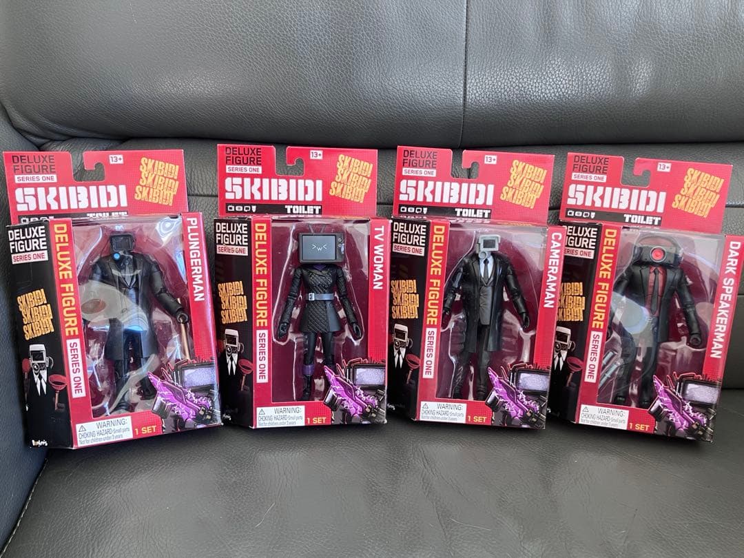 スキビディトイレ フィギュア 4種類セット（公式ライセンス・日本未