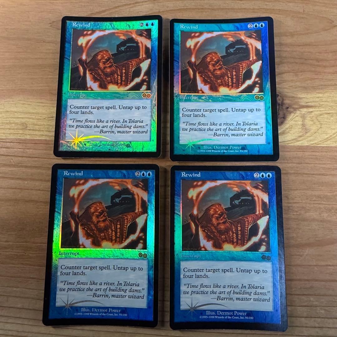 巻き直し Rewind 英語 foil 4枚 MTG Rewind - Urza's Saga - Magic: The Gathering - TCGplayer.com