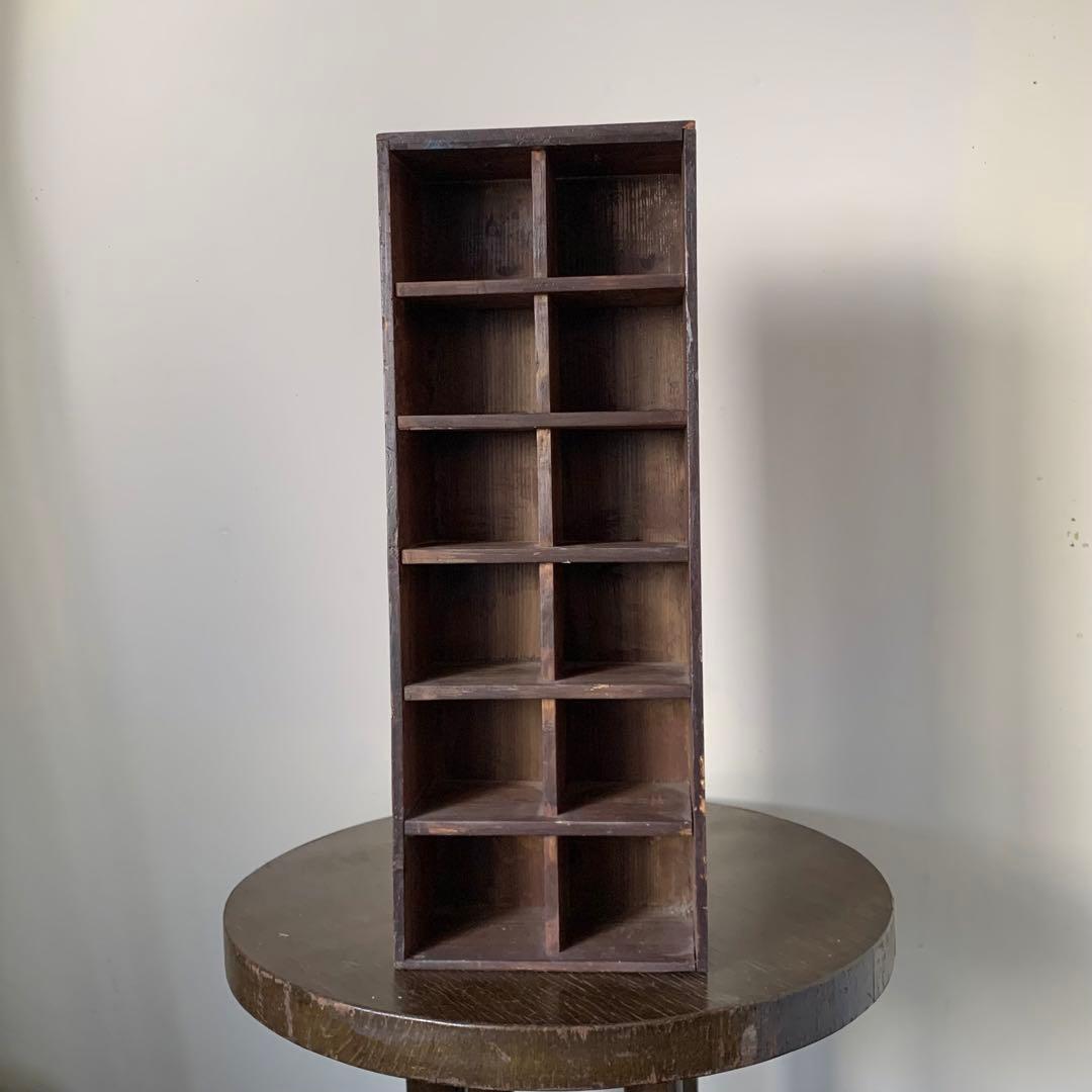 小引き出し 気の利いた 棚 蕎麦猪口棚 収納 飾り棚 古道具 アンティーク 小引き出し 気の利いた 棚 蕎麦猪口棚 収納 飾り棚 古道具