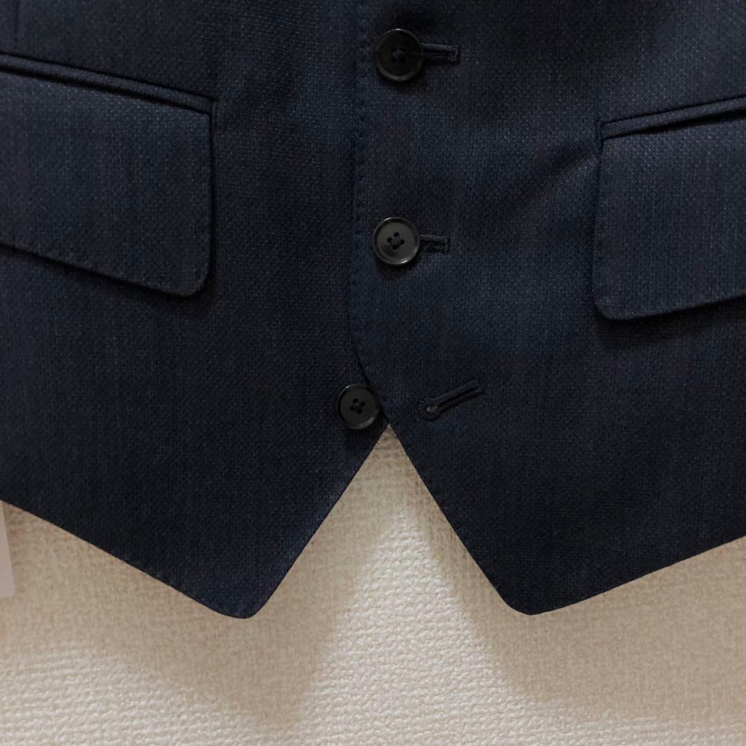 ジレ ベスト オッドベスト ウール エルメネジルドゼニア エレクタ 紺