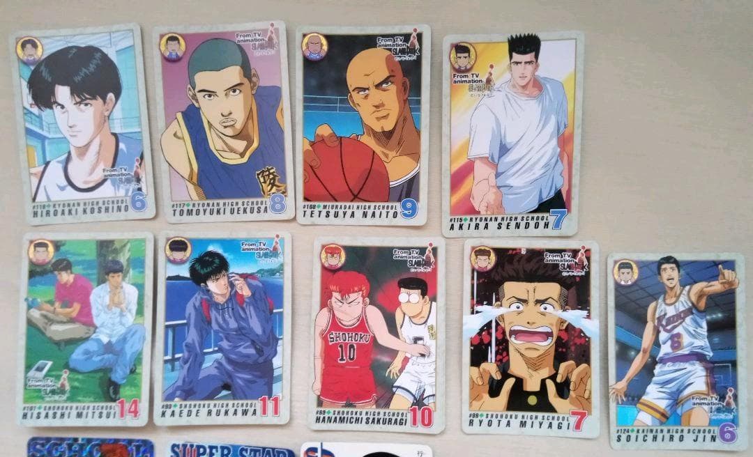 SLAM DUNK スラムダンクカード　バンダイ9枚 アマダ7枚 計16枚