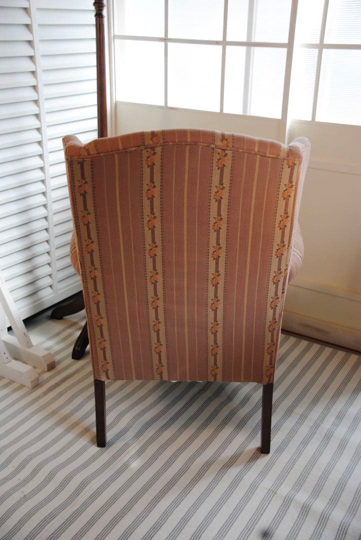 レア ミッドセンチュリー ウイングバックチェア ジョージアンスタイル