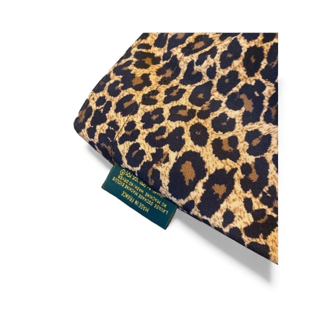 Hervé Chapelier ヒョウ柄 舟型♡ハンドバッグ