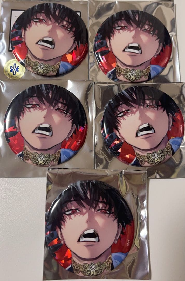 呪術廻戦】 禪院直哉 オールスター 缶バッジ 受注生産品【8点セット】
