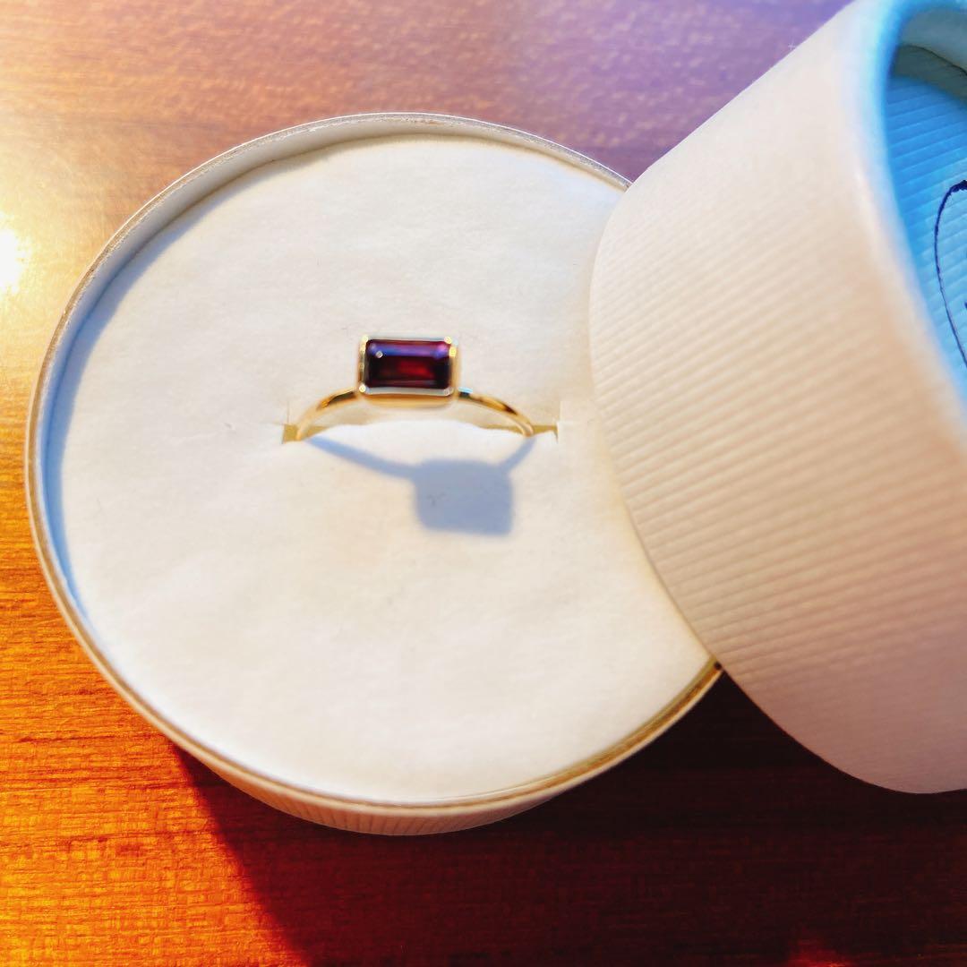 ◾︎最終値下げ中 cui-cui キュイキュイ ガーネットのリング ◾︎