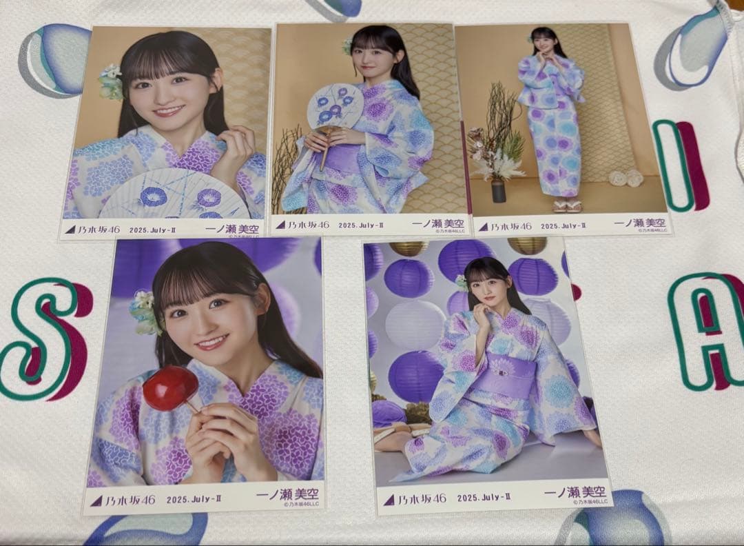 ラスト値下げ！　乃木坂46　生写真　5種コンプ　一ノ瀬美空　浴衣2025 乃木坂46 一ノ瀬美空 浴衣 5種コンプ 生写真 一ノ瀬美空 浴衣 生写真