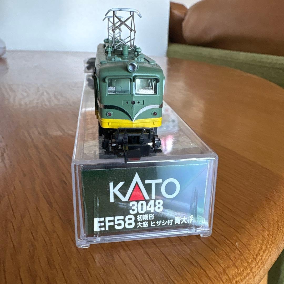 【新同】KATO 3048 EF58 初期型大窓ヒサシ付 青大将⑨最新ロット