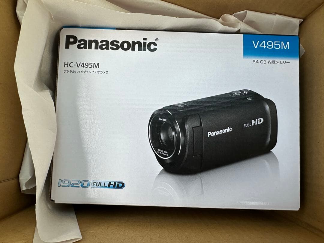 新品】Panasonic HC-V495M ビデオカメラ 本体