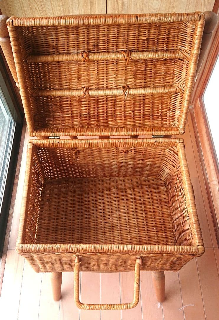 ペット用(小型)キャリーバッグ 蓋付き篭 インテリア ペット用(小型