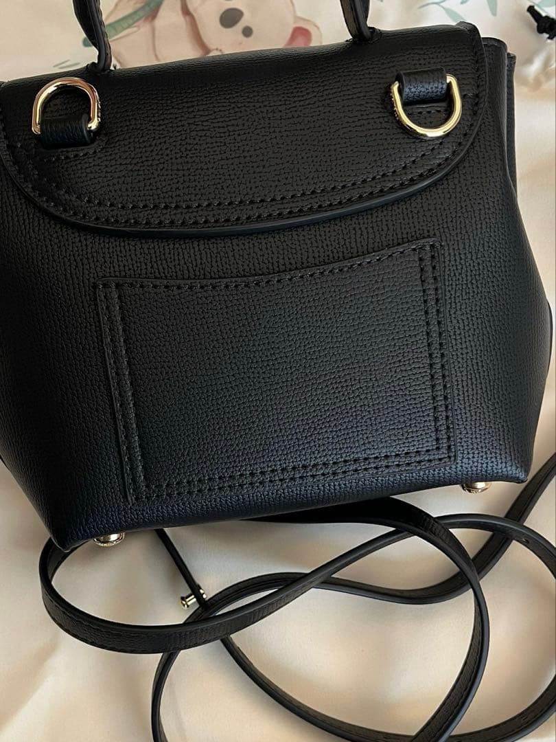 ポレーヌ ヌメロ アン ナノ ブラック 2way ショルダーバッグ