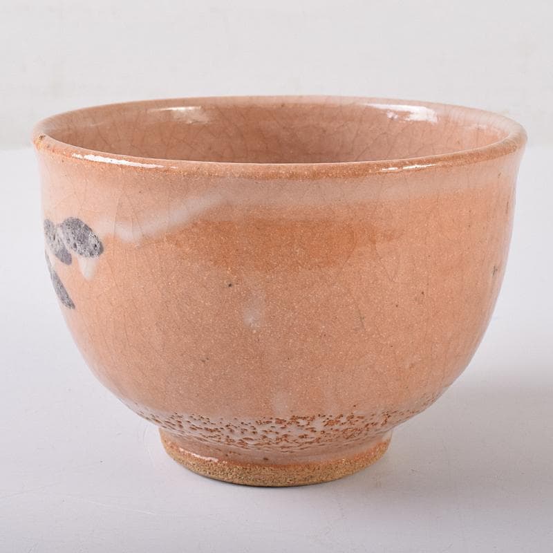 萩焼 草文 茶碗 銘「古今」 仕覆付 堀内宗完(兼中斎)極め