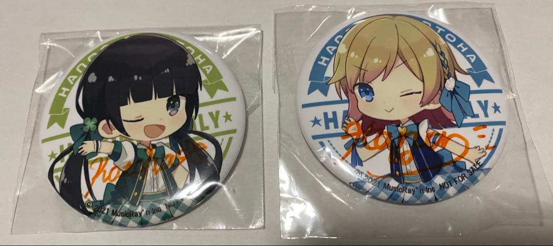 ハコニワリリィ コガネゾラ 早期予約キャンペーン 直筆サイン缶バッジ