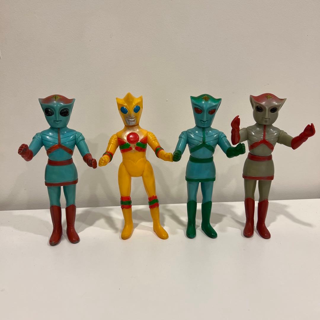 トリプルファイター ソフビ 当時物 1972 激レア】ブルマァク トリプルファイター ソフビ 当時物(バイク欠品) 激