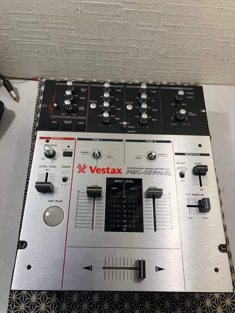 VESTAX PMC-05ProSL フェーダーメンテカットラグアダプタ付属