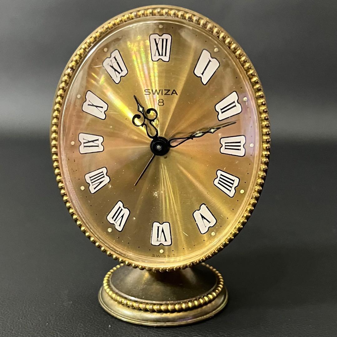 希少】SWIZA スイザ 8 置き時計 手巻き 8日巻き ヴィンテージ - メルカリ