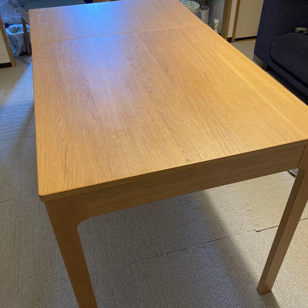 EKEDALEN 伸長式テーブル, オーク, 80/120x70 cm