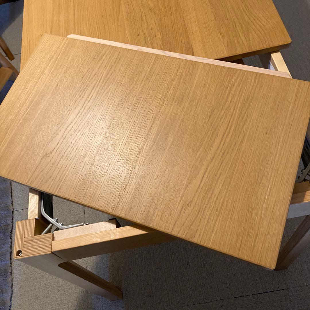 EKEDALEN 伸長式テーブル, オーク, 80/120x70 cm