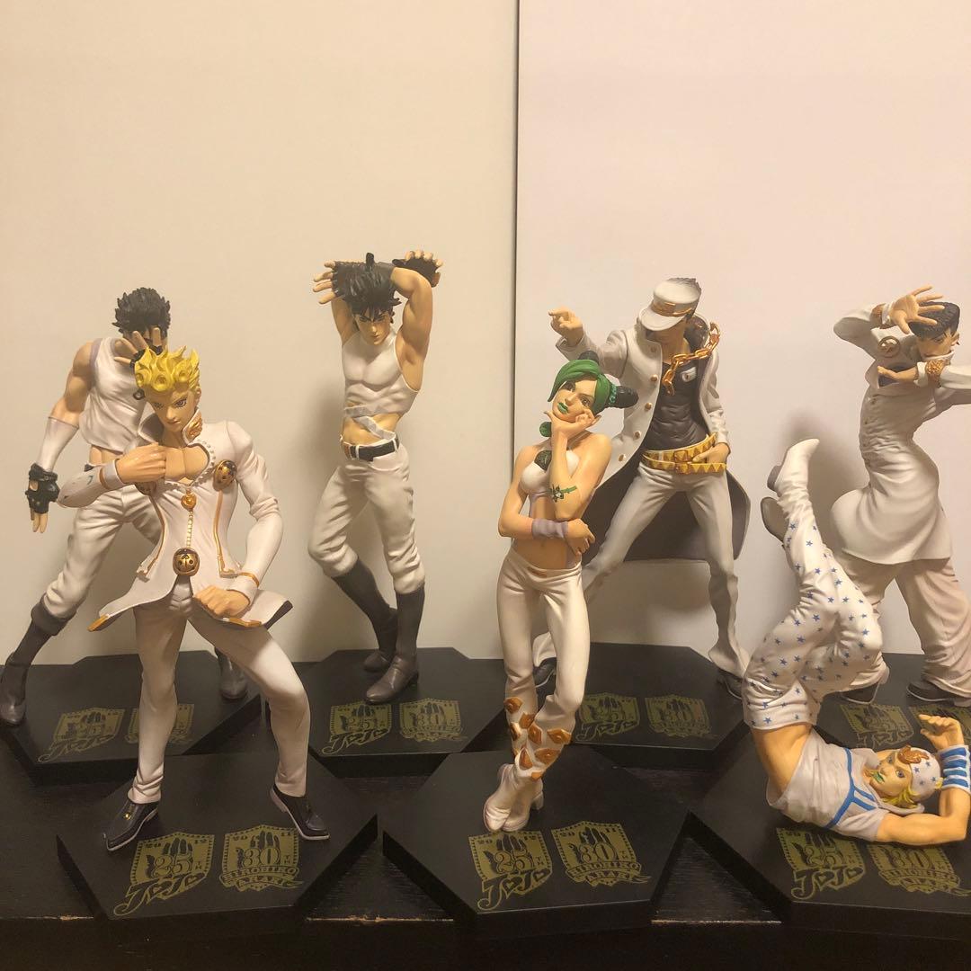 ジョジョの奇妙な冒険 一番くじ アニバーサリーズ 主人公7体 & スタンド3体