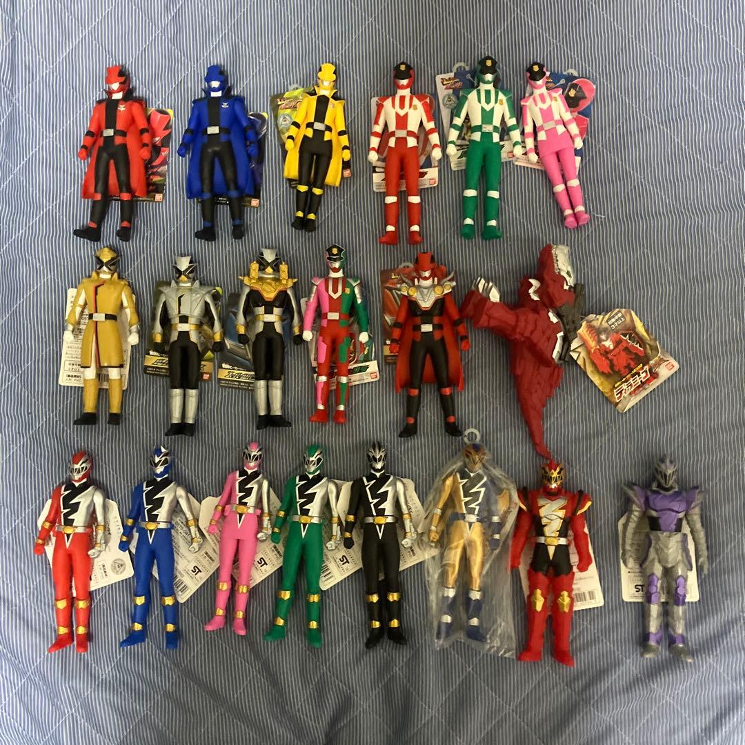 戦隊　ソフビ　220個　セット