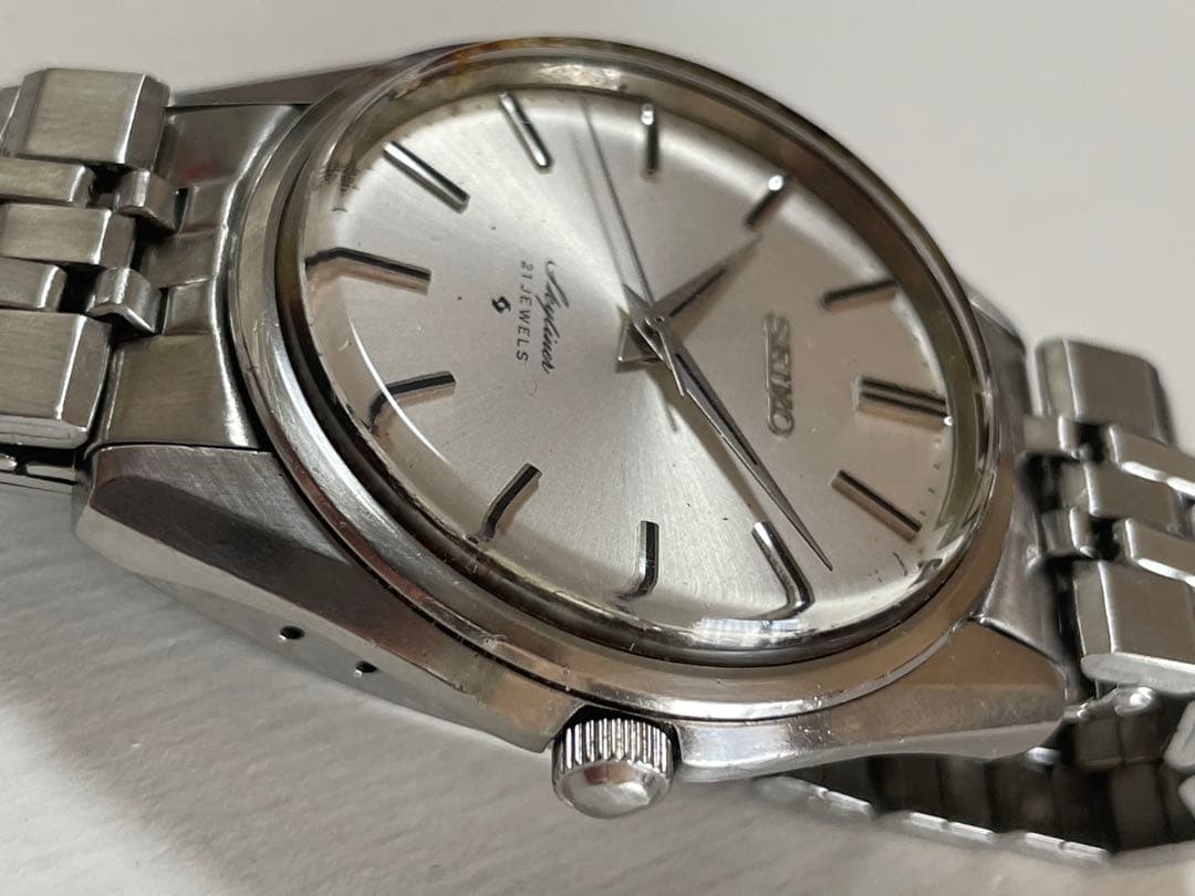 SEIKO スカイライナー手巻き時計 21ジュエル シルバー