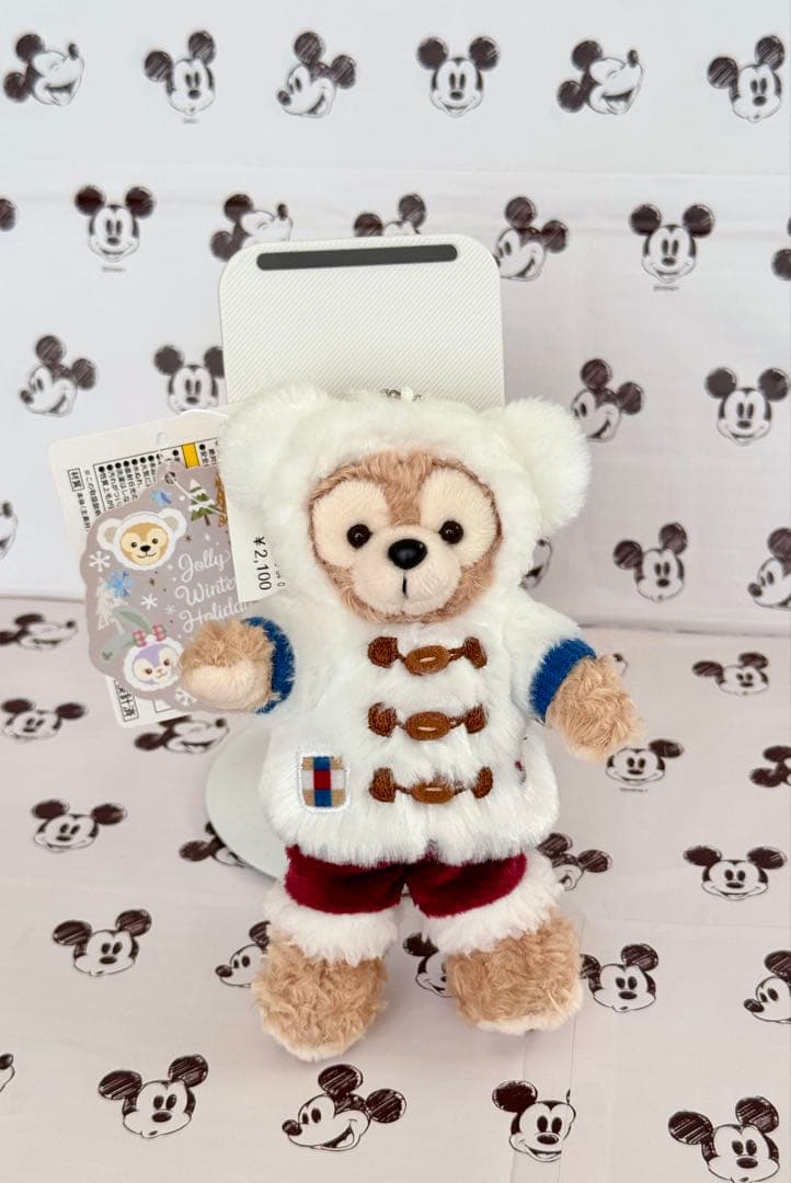 ディズニー ウィンターホリデー ダッフィー ぬいぐるみバッジ 2019