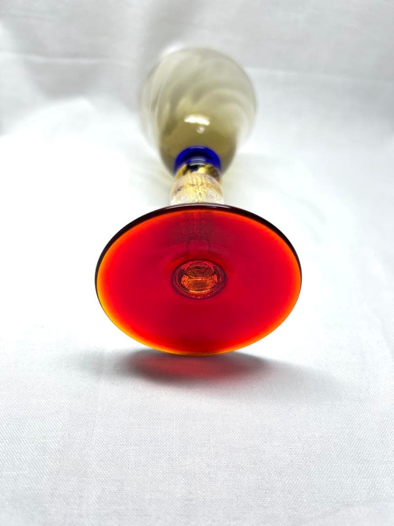 ベネチアングラス装飾グラス スモーキーグレー Nason &Moretti製