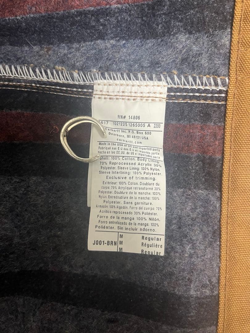 [極美品]Mサイズ　carhartt デトロイトジャケット USA製 カーハート