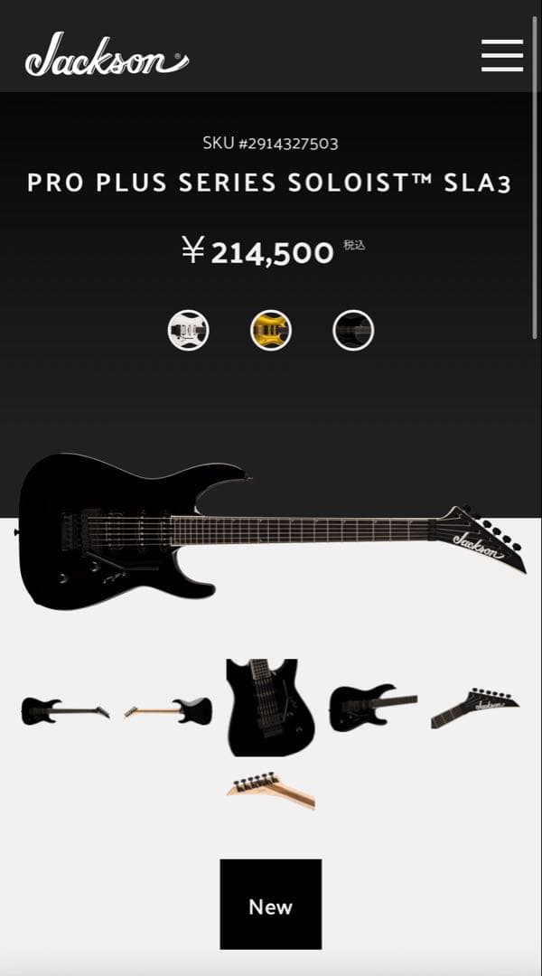 磨き屋　Jackson ProPlussiries Soloist