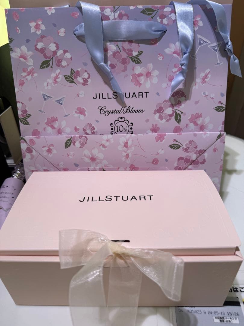 本日発売ジルスチュアート サクラブーケ チーク＆リップ＆アイビジュー＆夜桜ミラー