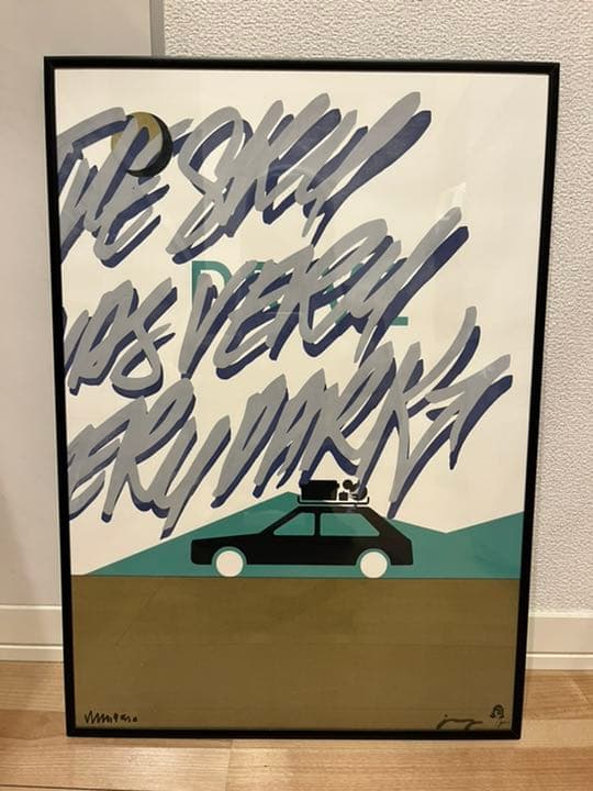 レア ジェリー鵜飼×タコマフジレコード DRIVE 2019 キャンバスアート