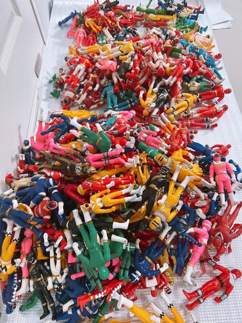 大量まとめてソフビ