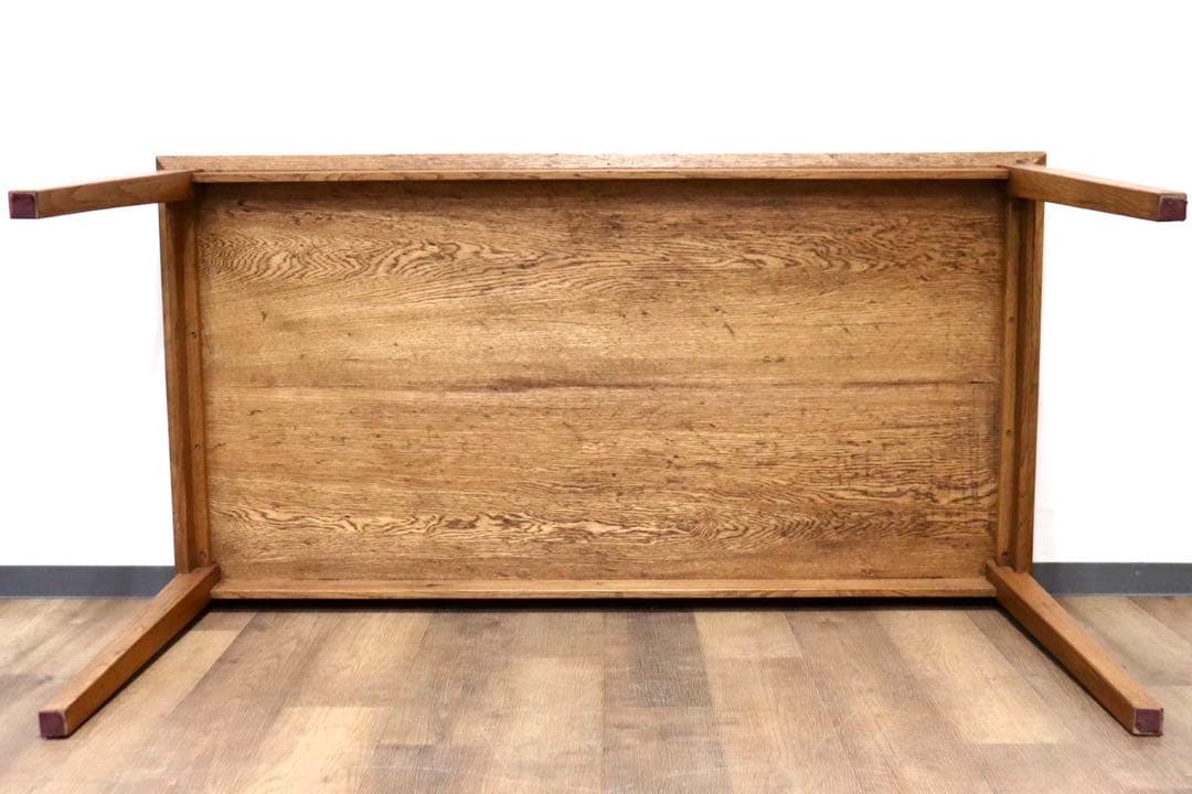 GMHH506○飛騨家具 特注 ダイニングテーブル 食卓テーブル 楢無垢材