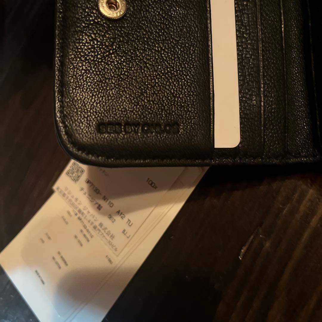 【新品未使用タグ付】シーバイクロエ　折りたたみ　二つ折り財布