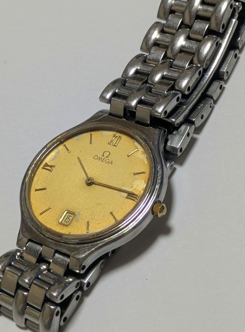 ゆ*ち様 OMEGA アナログクォーツ 195.031G◆390.1610腕時計