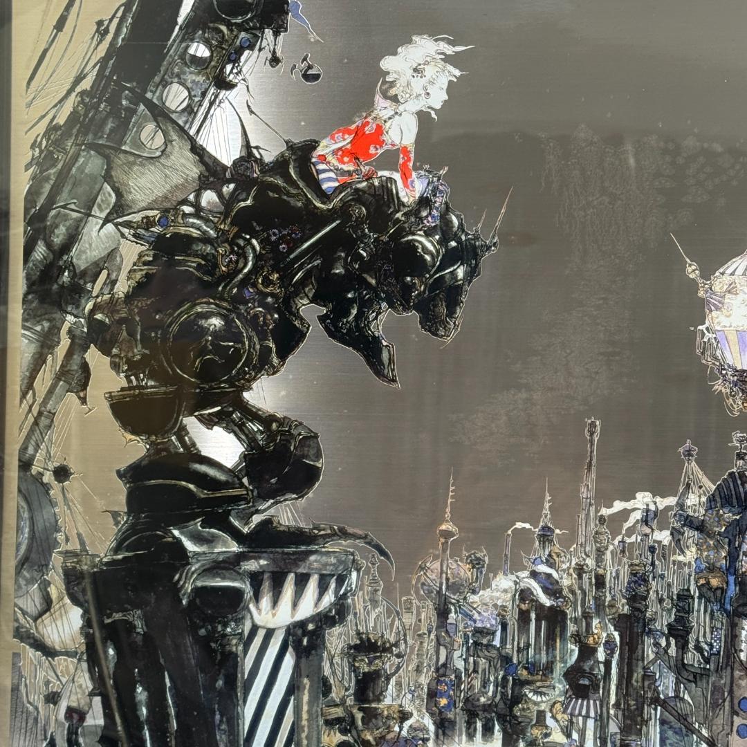 天野喜孝　FF6 街DX 版画 ティナ 魔導アーマー ファイナルファンタジー
