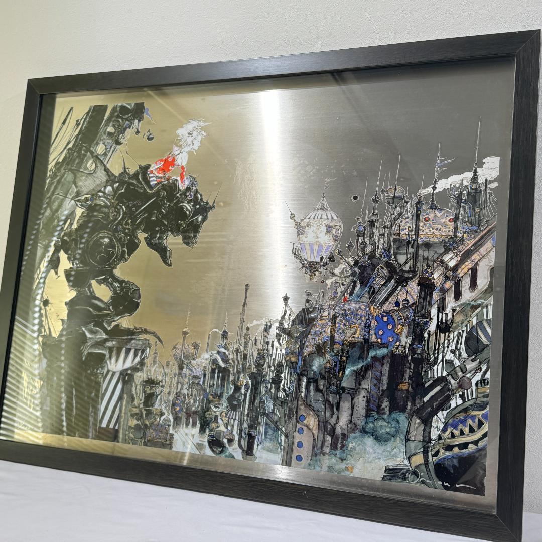 天野喜孝　FF6 街DX 版画 ティナ 魔導アーマー ファイナルファンタジー