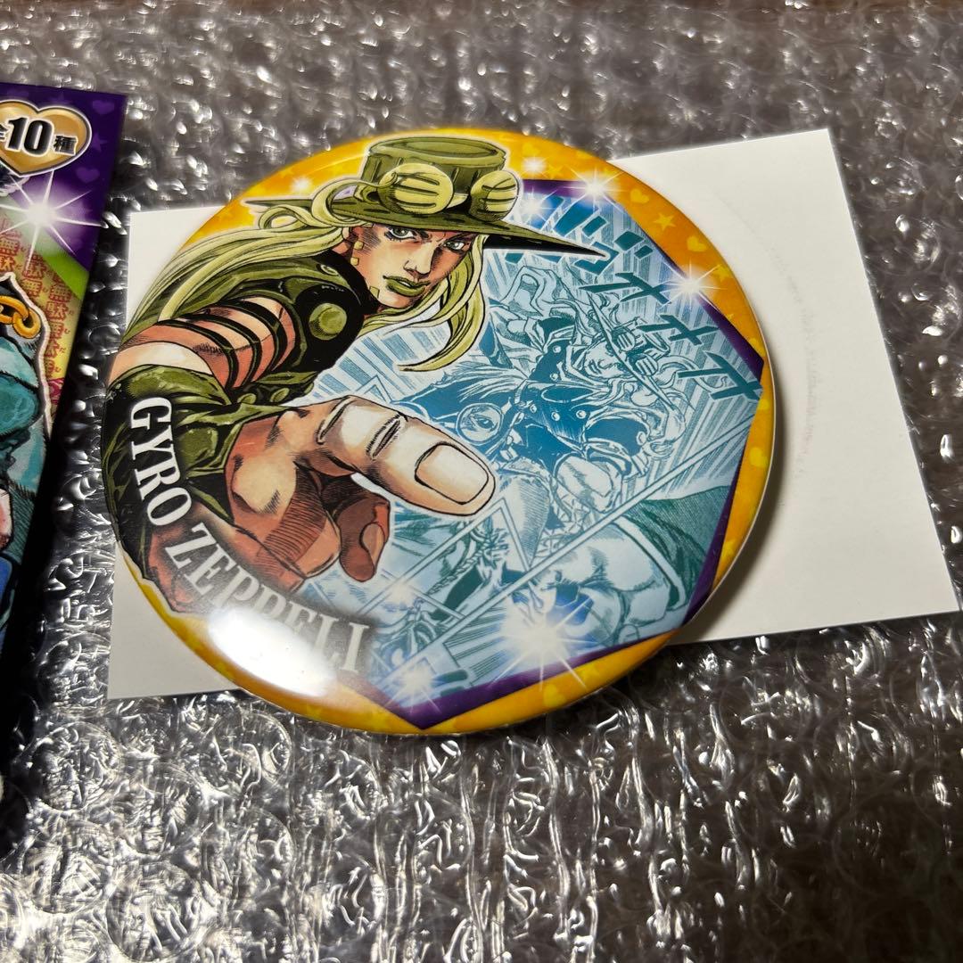 ジョジョの奇妙な冒険 HEROES 缶バッジ ジョジョ展 ジャイロ・ツェペリ