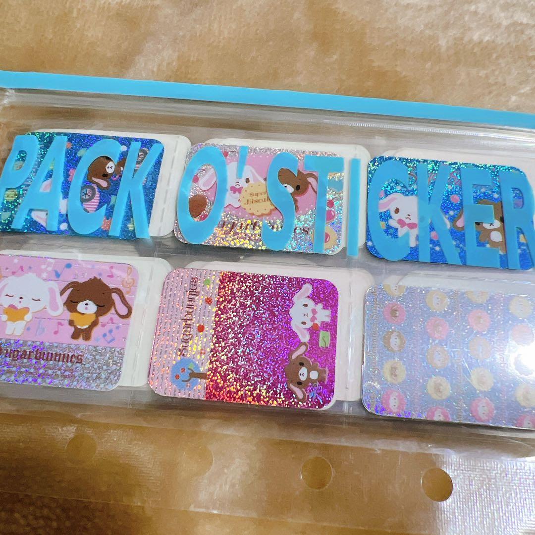 Sanrio シュガーバニーズ シールパック フレークシール 平成レトロ