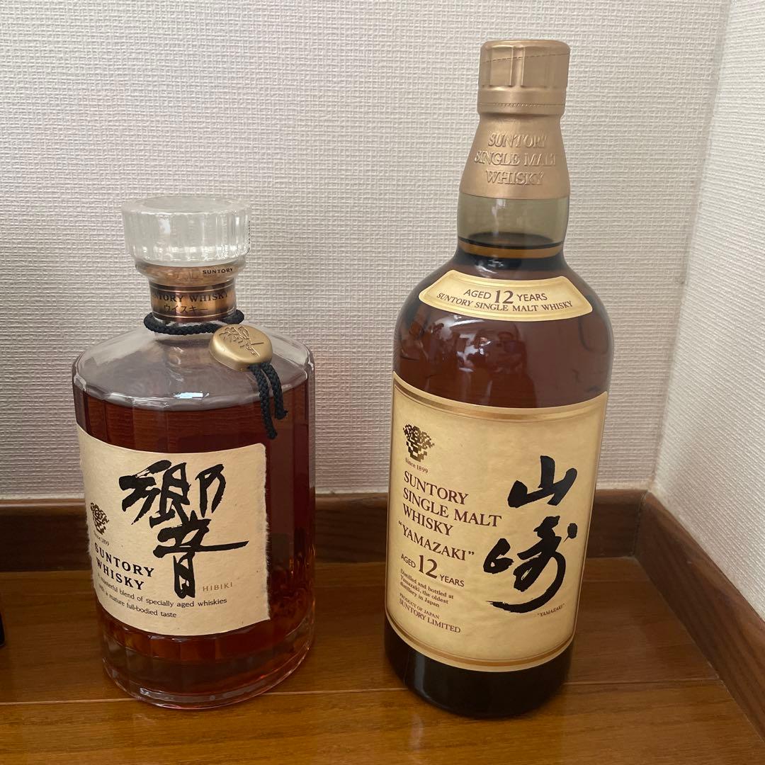 サントリー 響 山崎12年 2本セット - メルカリ