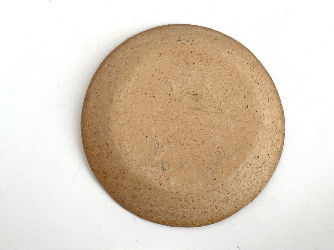 陶芸家 作家物 船木研児 舩木 研兒 うさぎ 丸皿 布志名焼 出雲 民芸 民