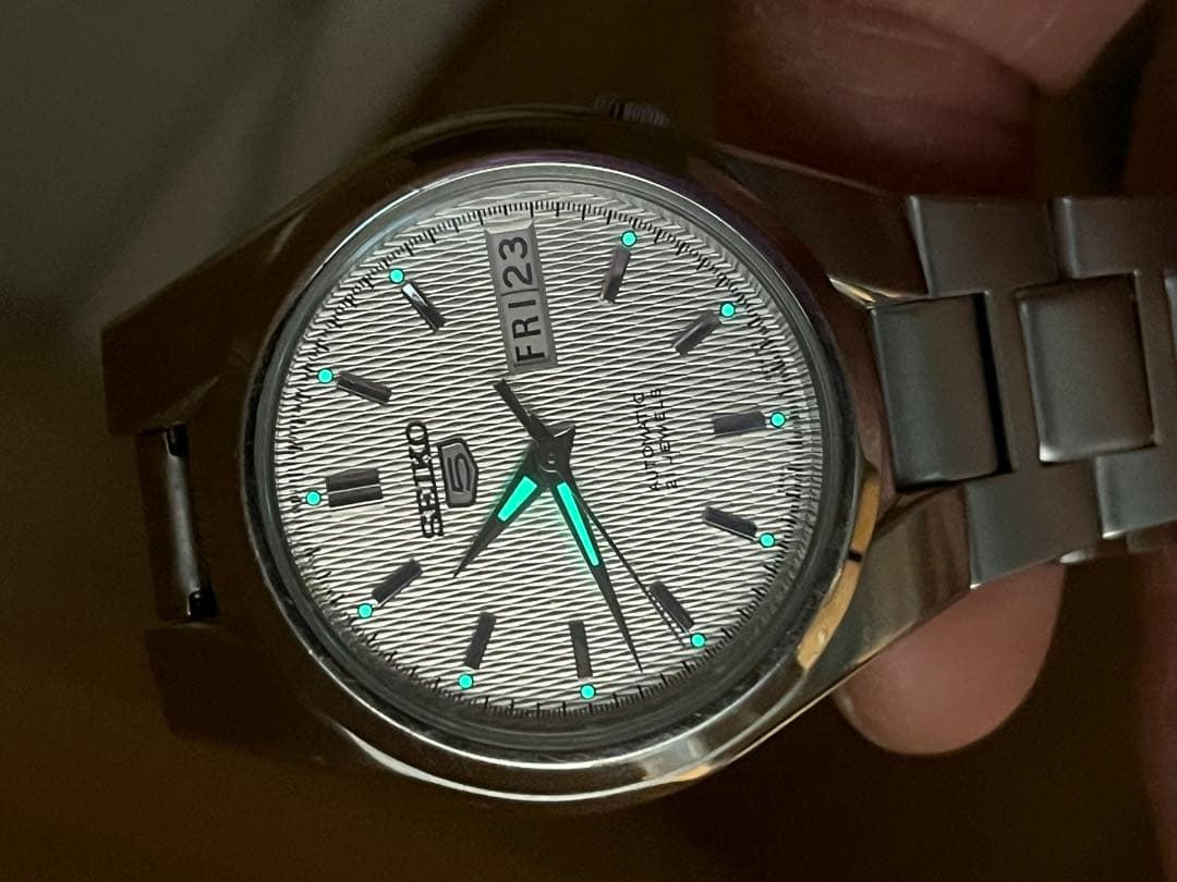 オ*ヲ様 SEIKO5 自動巻き 7S26-02F0 21JEWELS 裏スケ