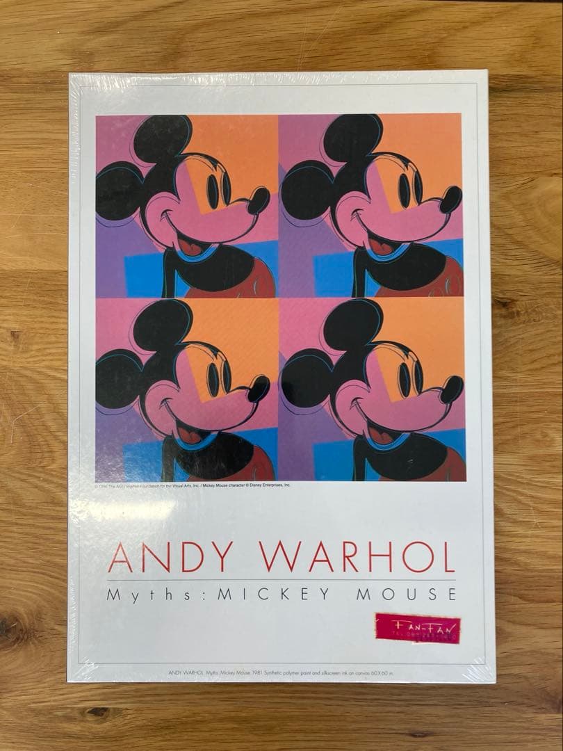 新品未開封】アンディウォーホル ミッキーマウス レトロ ジグソーパズル