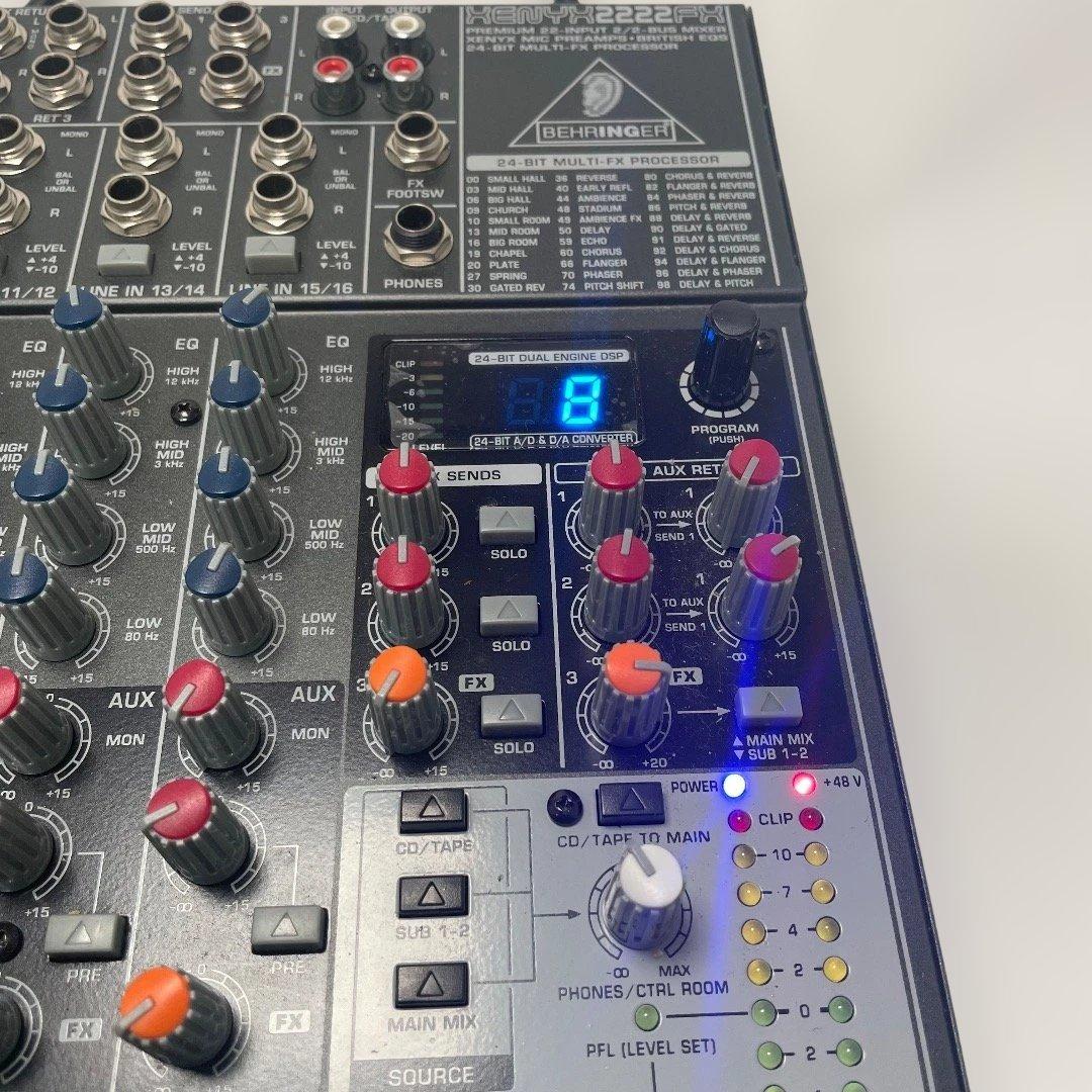 BEHRINGER アナログミキサー XENYX 2222FX 送料無料 匿名