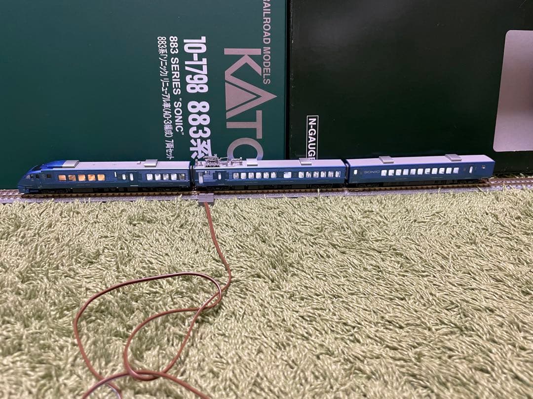 鈴木名人【室内灯入】KATO10-1798 883系ソニック7両セット