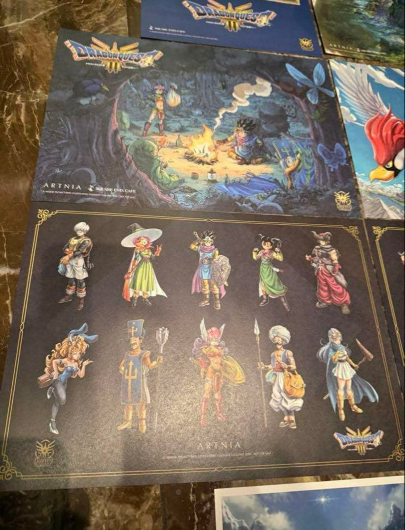 ドラゴンクエスト Ⅲ 前期 ランチョンマット 全種類 コンプリート
