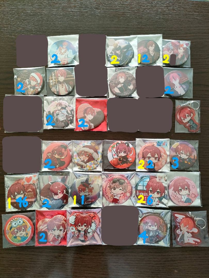 浦島坂田船　となりの坂田　缶バッジセット