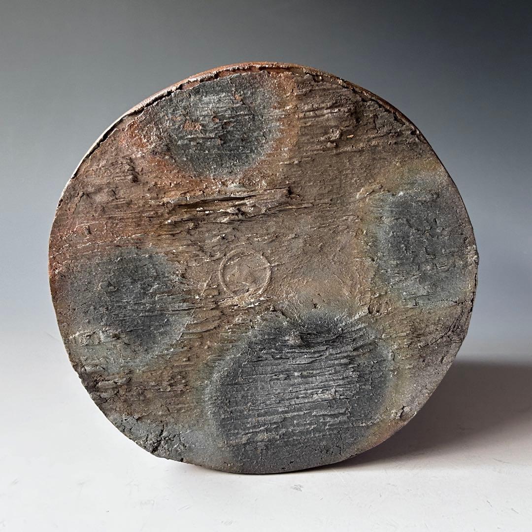 茶道具　丹波焼　南蛮写　縄簾　水指　蓋一閑造　表千家　即中斎宗匠書付　銘 柴垣