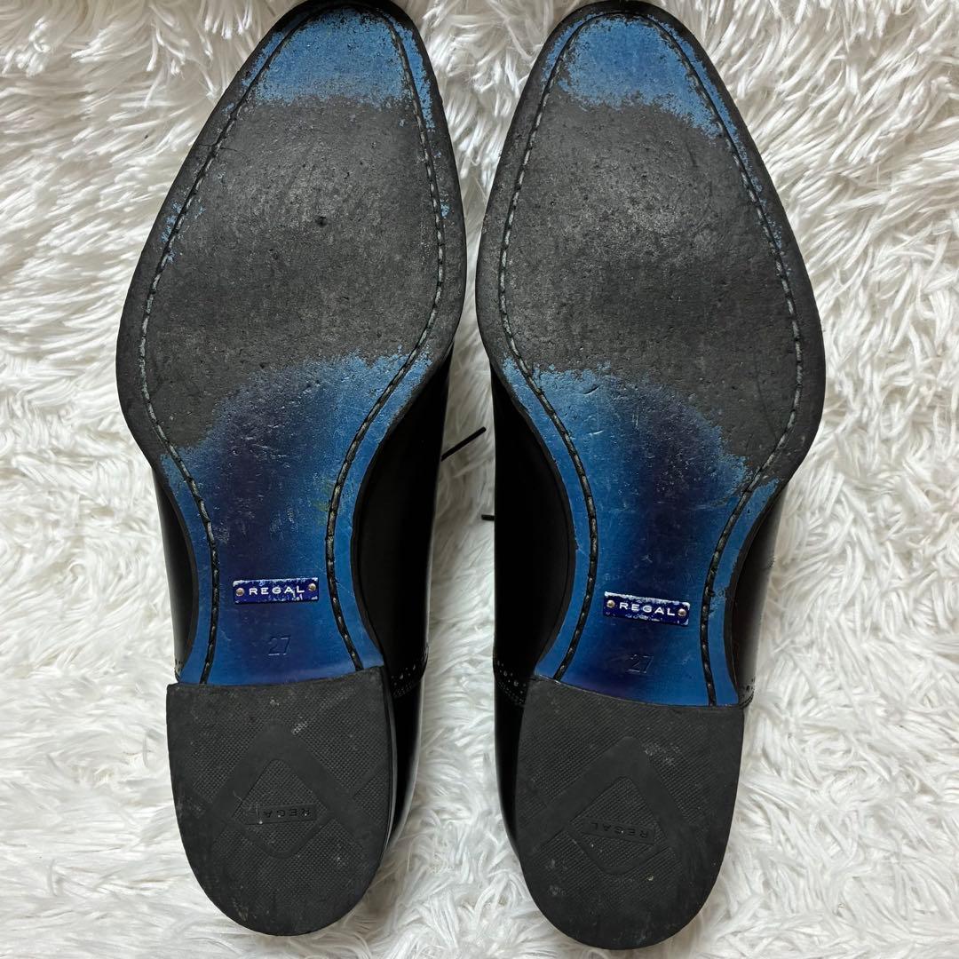 REGAL ビジネスシューズ　ストレートチップ　レザー　27cm