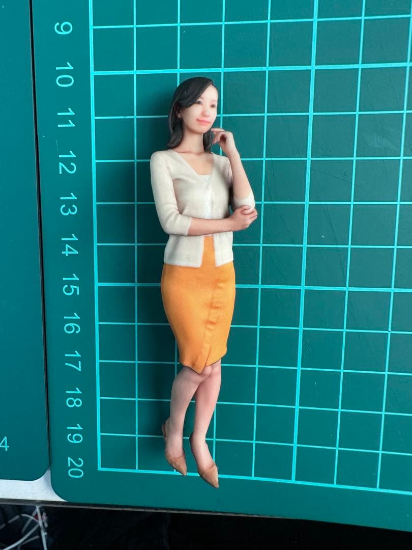 1/18 フィギュア2体　3Dフィギュア　ミニチュア　ジオラマ　1/64より大